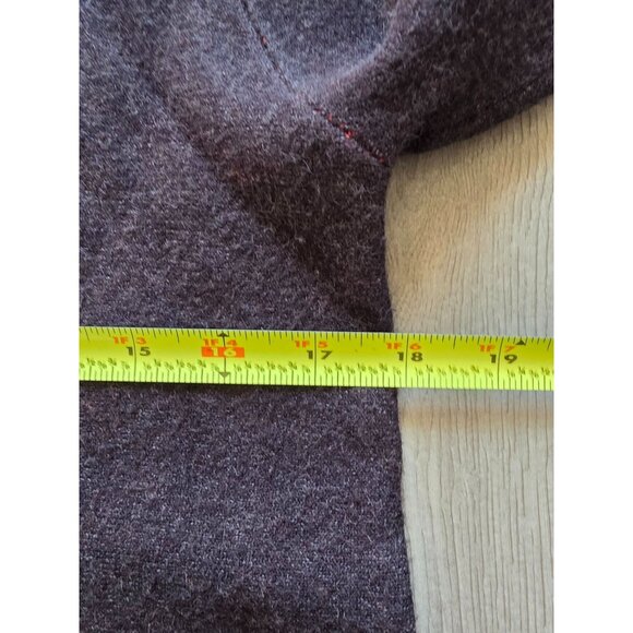 Nanette Lepore Womens Long Sleeve Sweater Medium Black/Red Side Zipper Red Cuffs - Picture 7 of 7